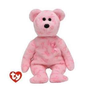   Cancer Awareness Teddy Bear Support Ty Inc. 8 inch Toys & Games