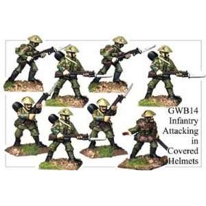  Foundry Great War British Infantry w/ Covered Helmets 