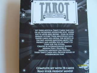   NIP Complete Deck Set 78 Mystical TAROT CARDS with Instruction Booklet