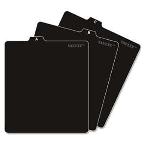  A Z CD File Guides, 5 x 5 3/4, Black Electronics