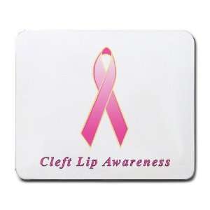  Cleft Lip Awareness Ribbon Mouse Pad