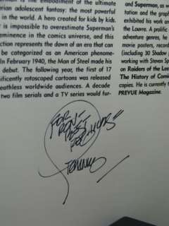 signed by Jim Steranko, Superman Archives Volume 1 by Jerry Siegel 