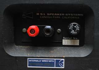 Vintage RSL / Roger Sound Lab Elan Tower Speakers  