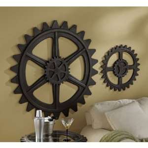  Industrial Age Gears Wall Sculpture Set Medium and Large 