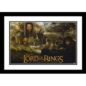   Two Towers 32x45 Framed and Double Matted Movie Poster