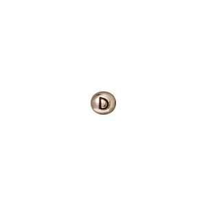  TierraCast Antique Rhodium (plated) Alphabet Bead D 