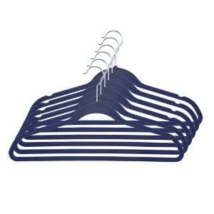  Karen Rhodes 3245 Navy Slim Anti Slip Velvet Hangers, Navy 