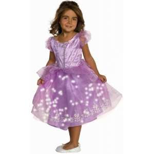  Lavender Princess Twinkle Lights Up Child Costume 