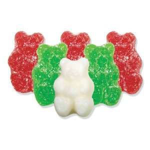 Sugar Sanded Christmas Gummi Bears 4.5 Grocery & Gourmet Food