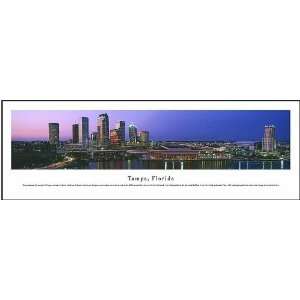  Tampa, Florida Panoramic View Framed Print