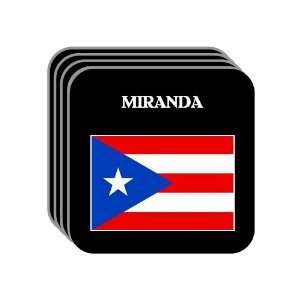  Puerto Rico   MIRANDA Set of 4 Mini Mousepad Coasters 