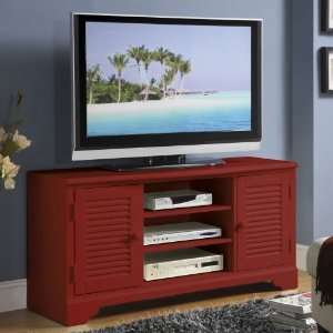  TV Console by Riverside   Chili Pepper Red (1399H)