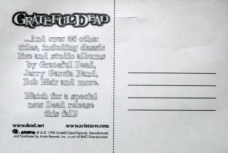 Grateful Dead   Take it Furthur sticker postcard 1998  