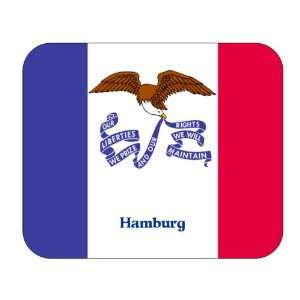  US State Flag   Hamburg, Iowa (IA) Mouse Pad Everything 