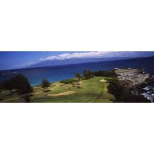 View of the Bay Course at the Seaside, Ritz Carlton, Kapalua, Maui 