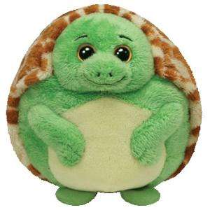 TY Beanie 8 LARGE Ballz ZOOM the Turtle   animal plush toys balls 