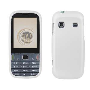 FOR NEW Samsung Gravity TXT T379 T MOBILE CELL PHONE WHITE SKIN HARD 