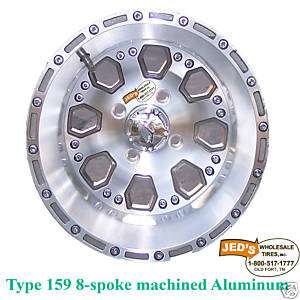 12x8 Vision Type 159 Outback Golf Cart Rims Wheel  