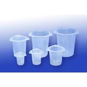 1000ml, PP, Three pour spouts, Disposable, 25/pk  