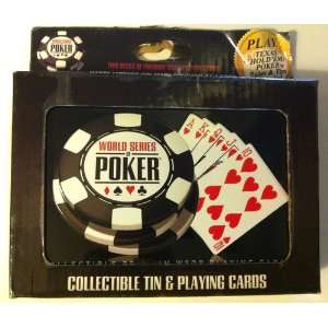  World Series of Poker   Collectible Tin and Playing Cards 