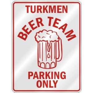 TURKMEN BEER TEAM PARKING ONLY  PARKING SIGN COUNTRY TURKMENISTAN
