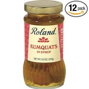 Roland Kumquats in Extra Heavy Syrup, 9.5 Ounce Tins (Pack of 12 