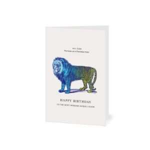  Greeting Cards   Lone Liger By Julia Tuohy