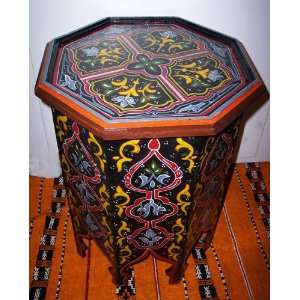   Blue Tall Table By Treasures of Morocco 