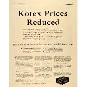  1928 Ad Kotex Co. Feminine Hygiene Products Chicago 