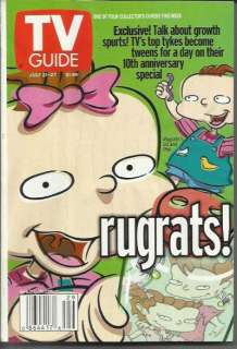 Rugrats 4 TV Guide Set July 2001 Lil Phil Tommy Chucki  