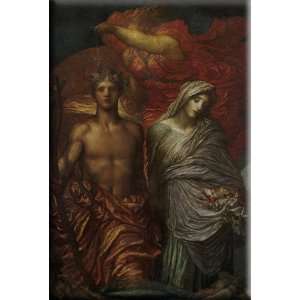 Time, Death and Judgement 20x30 Streched Canvas Art by Watts, George 