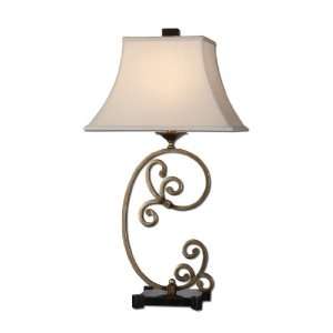  Uttermost 33.5 Inch Joyce Lamp Curled Metal Finished In 