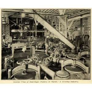  1907 Print Sugar Beet Tulare California Factory Food 