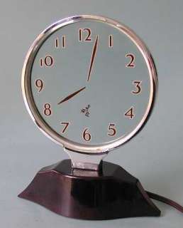   Mystery Clock   Model 5A with Boots Boy   Bakelite Base   1945  
