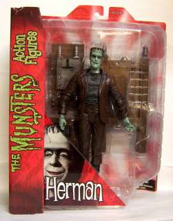 The Munsters TV Show Action Figures Herman Munster 8.5 Figurine 
