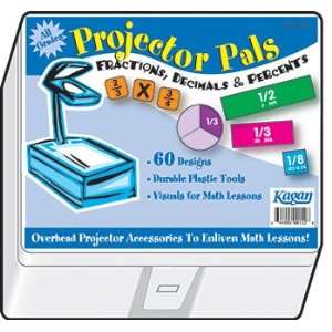  6 Pack KAGAN PUBLISHING PROJECTOR PALS FRACTIONS DECIMALS 