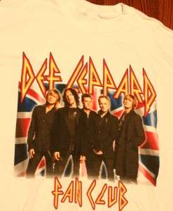 Def Leppard Heavy Metal British Concert Tour T Shirt M  