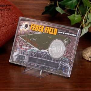  NFL Washington Redskins FedEx Field Silver Stadium Card 