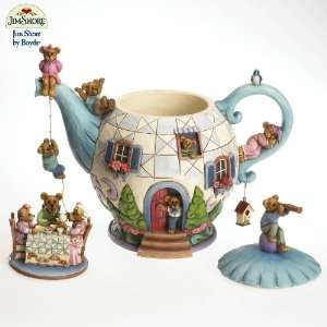 Boyds Bears by Jim Shore The Potsley Family Teapot (Home is Where the 