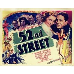  Street Movie Poster (22 x 28 Inches   56cm x 72cm) (1937) Half Sheet 