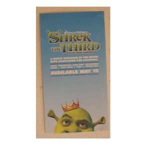  Shrek 3 The Third Soundtrack Poster 