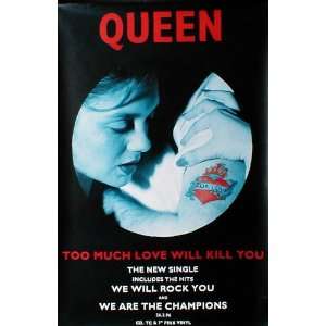  Queen (True Love Tattoo, Huge, Original) Music Poster 