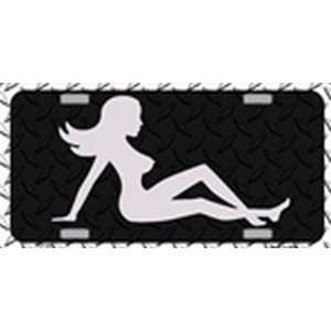 TRUCKERS MUD FLAP GIRL LICENSE PLATE plates tag tags auto vehicle car 
