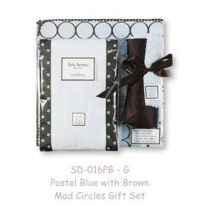 SwaddleDesigns Swaddle Designs Baby Gift Set with Swaddling Blanket 