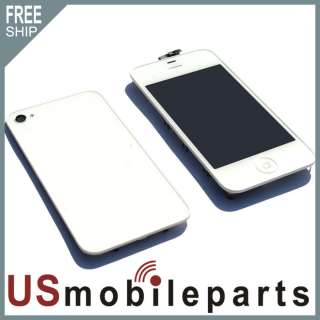   compatible white lcd touch screen + back cover housing kit USA  