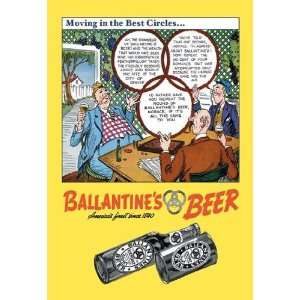 Exclusive By Buyenlarge Ballantines Beer   Moving in the Best Circles 