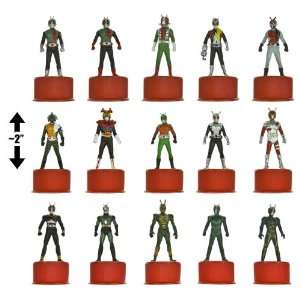  Kamen Rider 15 Bottle Cap Mini Figures Collection Boxset 