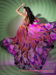 Tony Bowls 112517 Paris Prom Dresses Pageant Dresses Pink / Multi Size 