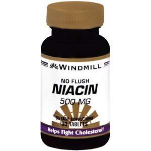  WINDMILL NIACIN TAB 500MG NO FLUSH 30Tablets Health 