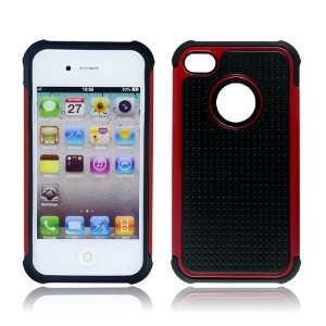  TBox Heavy Duty iPhone 4/4S Case (Burgundy/Black) Cell 